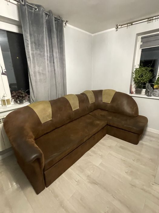 Kanapa narożna rozkładana