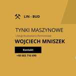 Tynki maszynowe:
cementowo-wapienne i gipsowe
