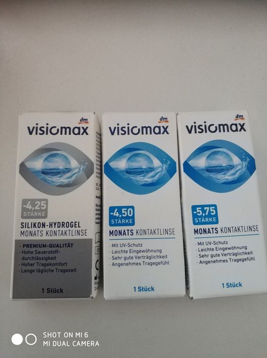 Продам щоденні та місячні контактні лінзи з