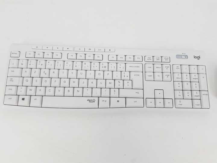 Klawiatura, mysz bezprzew Logitech MK295 AZERTY FR