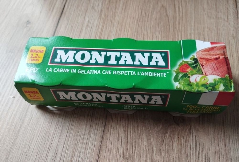 Montana wołowina w galarecie konserwa wołowa 3x70g