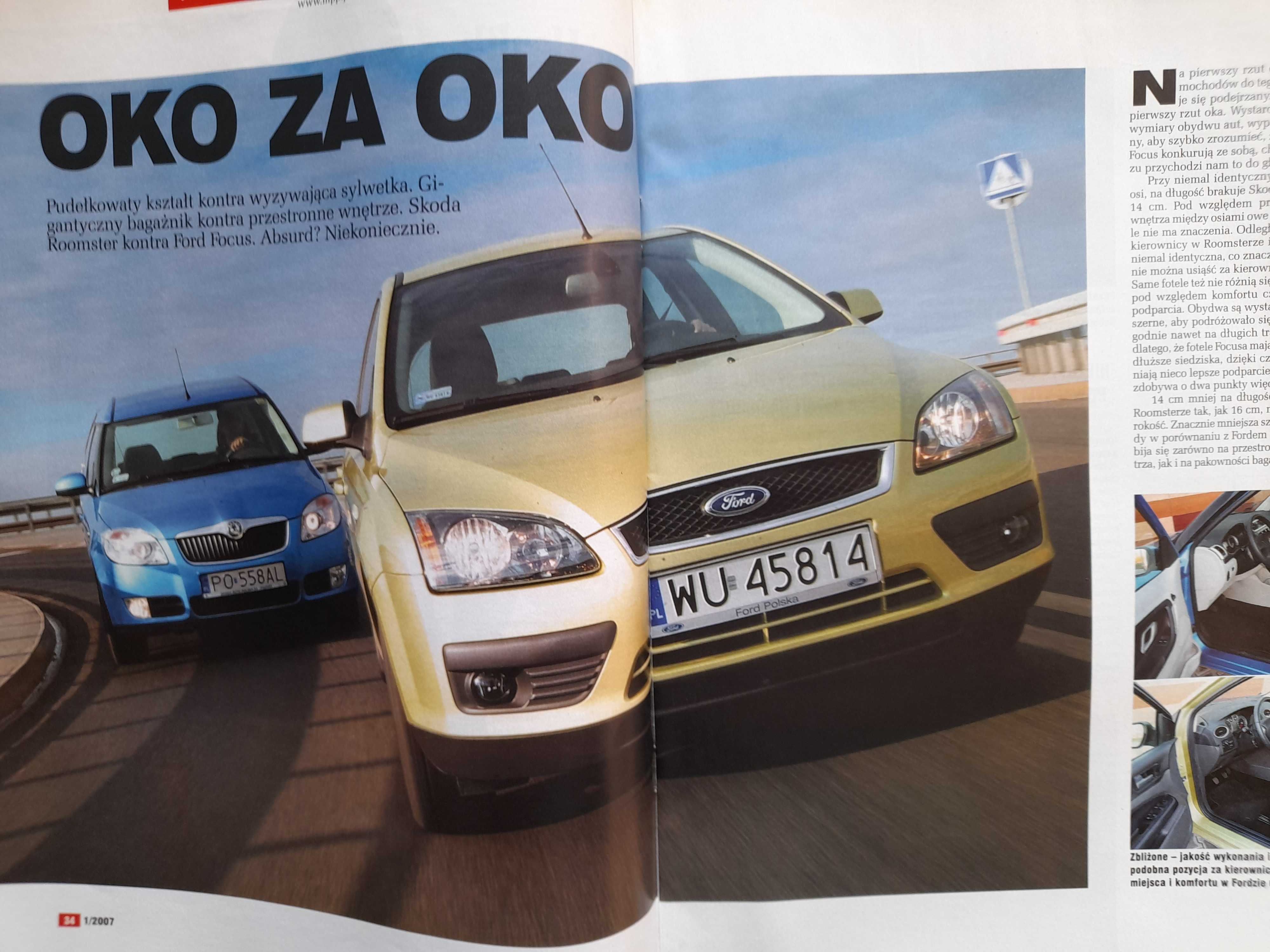 Miesięcznik AMiS VW Tiguan, BMW X5, Toyota Auris, Citroen Picasso,2007