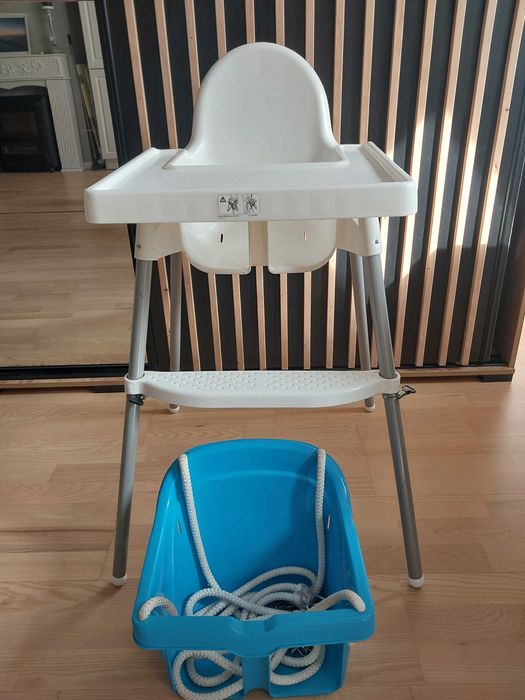 Krzesełko do karmienia IKEA przewijak huśtawka