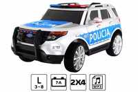 SUV Policja Samochód na akumulator +Światła+Megafon dzień dziecka