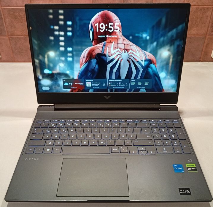 Ноутбук/Hp/Victus/ігровий/i5/12500h/16 ram/512 ssd/rtx 4060/15,6 Fhd