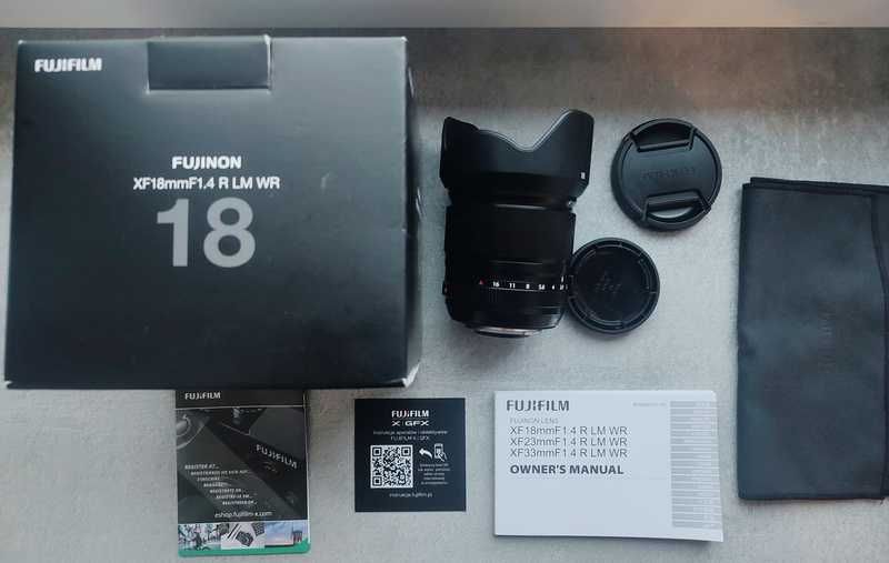 Fujinon 18/1.4 LM WR 18mm Fuji Komplet