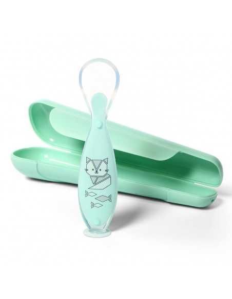 Babyono - Łyżeczka z przyssawką 1461/01 miętowa