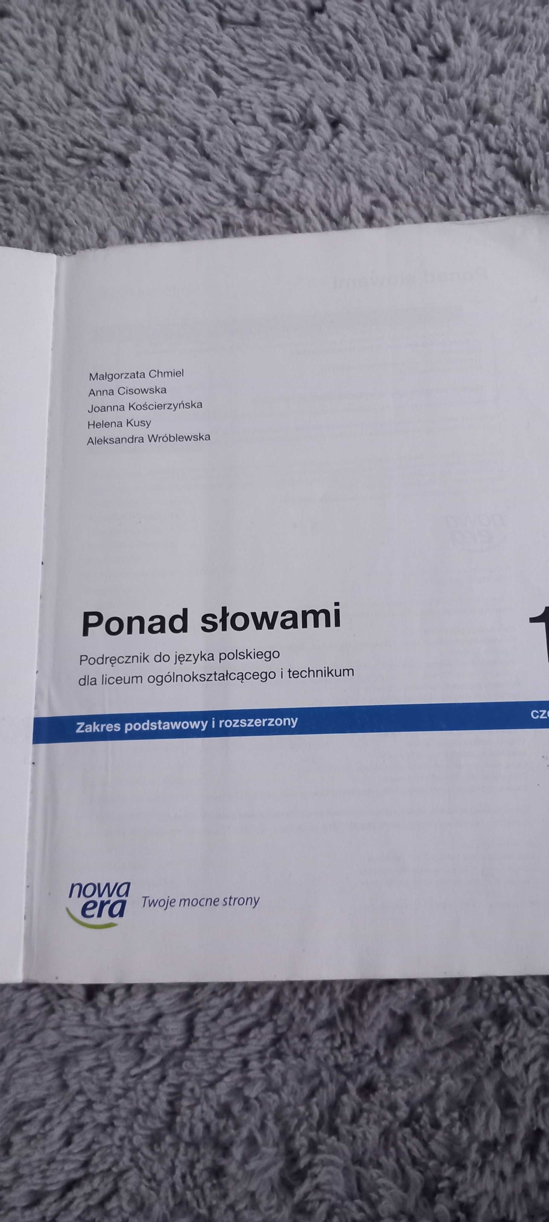 Ponad slowami cz. 1 zakres podstawowy i rozszerzony