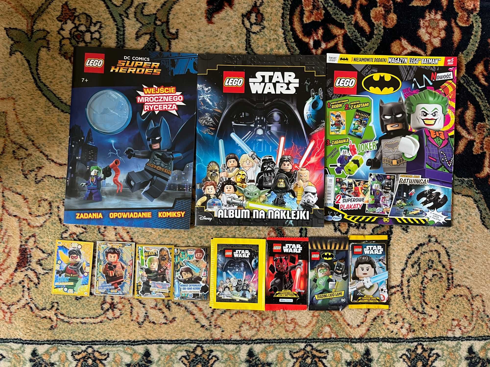LEGO Gazetki komiksy czasopisma Star Wars Avengers Batman z gratisami