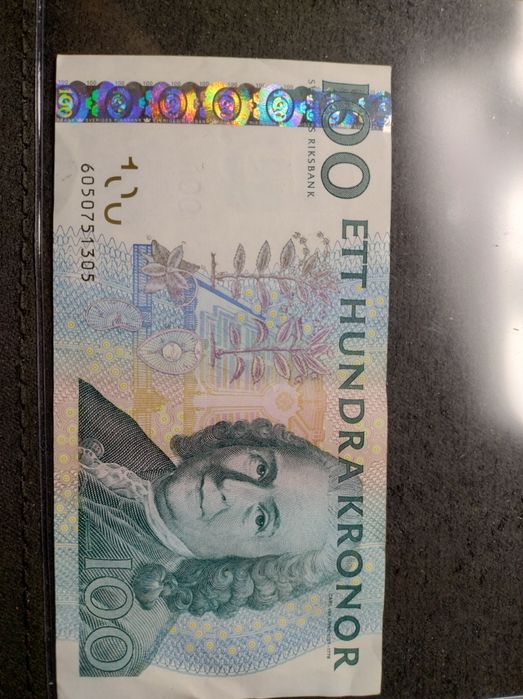 Szwecja 2 banknoty 100 koron