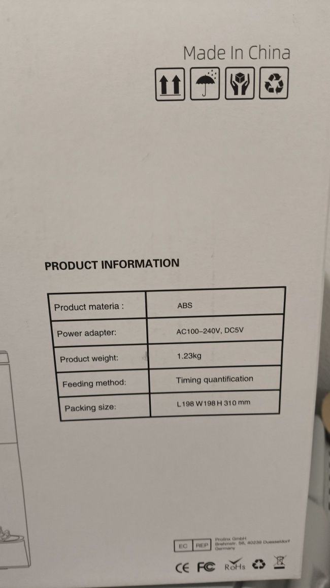 Dispensador alimentação automática - como novo