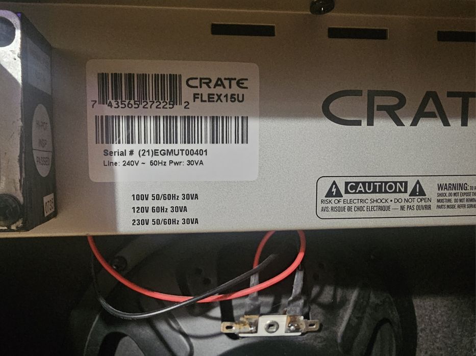 Amplificador crate como novo