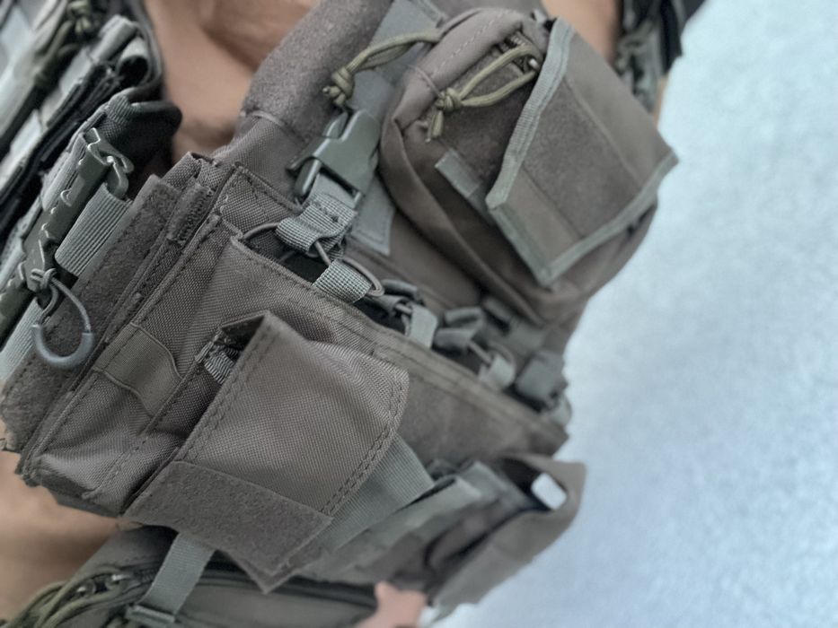 Kamizelka taktyczna zielona 1000D molle