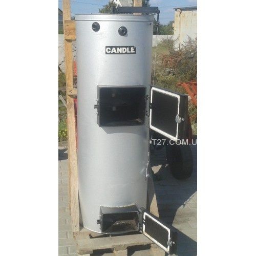 Котел Candle Кендл 20квт твердопаливний твердотопливный верхнього горі