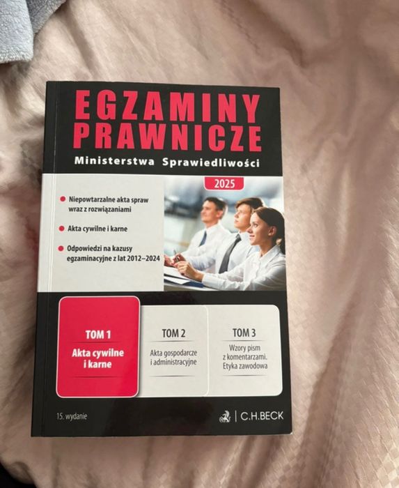 Książka egzaminy prawnicze Beck