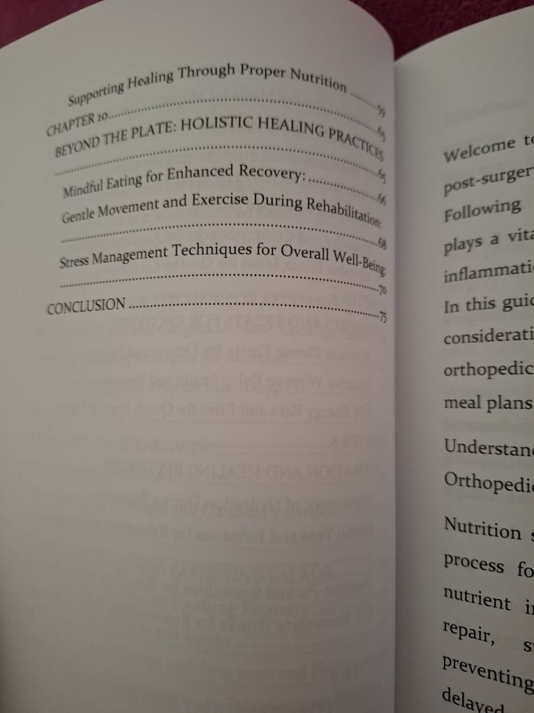 Orthopedic Surgery Recovery Cookbook - Dr. Allan Freda dieta cirurgia