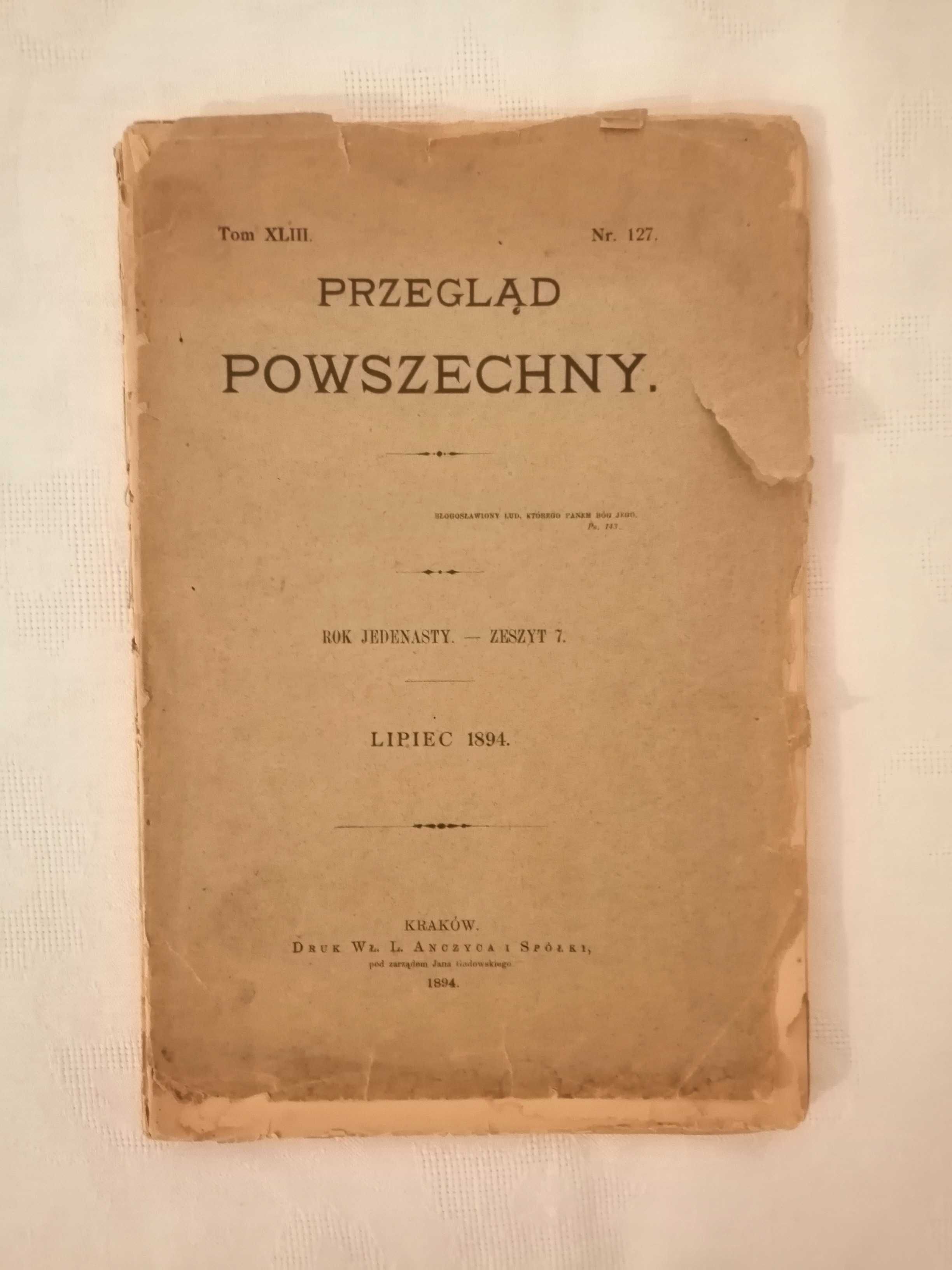 Przegląd powszechny z 1894 r.