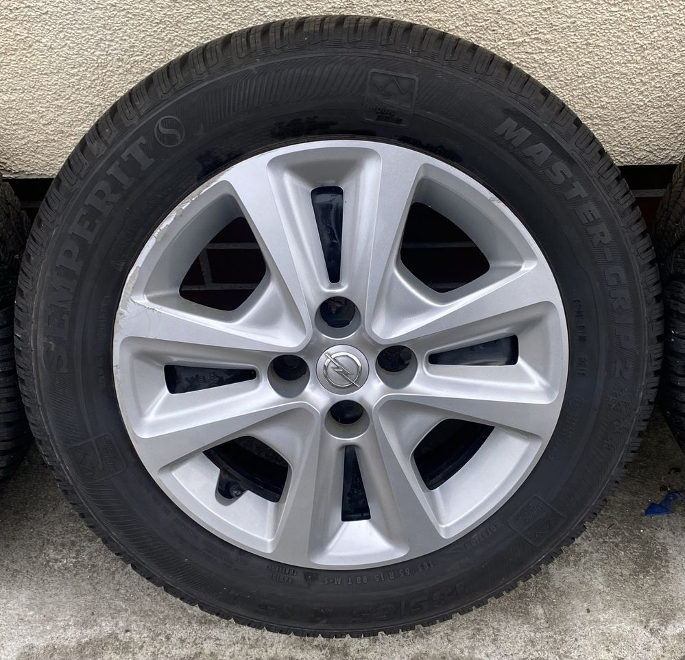 Koła felgi strukturalne 4x100 Opel corsa D Combo Adam Opony 185/65 r15