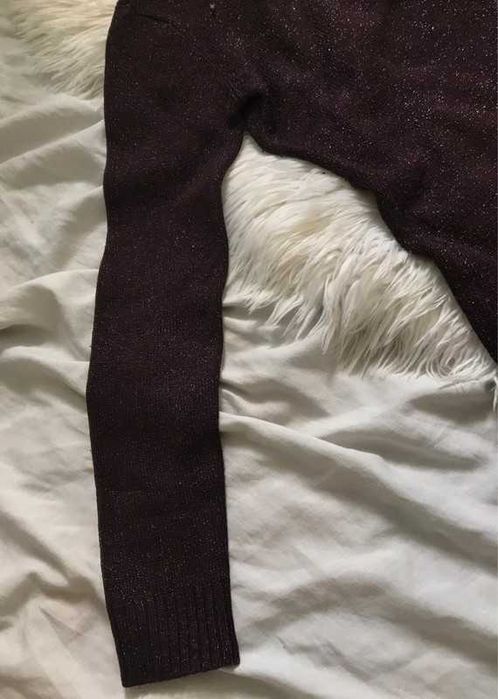 Camisola de malha com brilhantes 80% Lã - 10% Caxemira - 10% Elastano