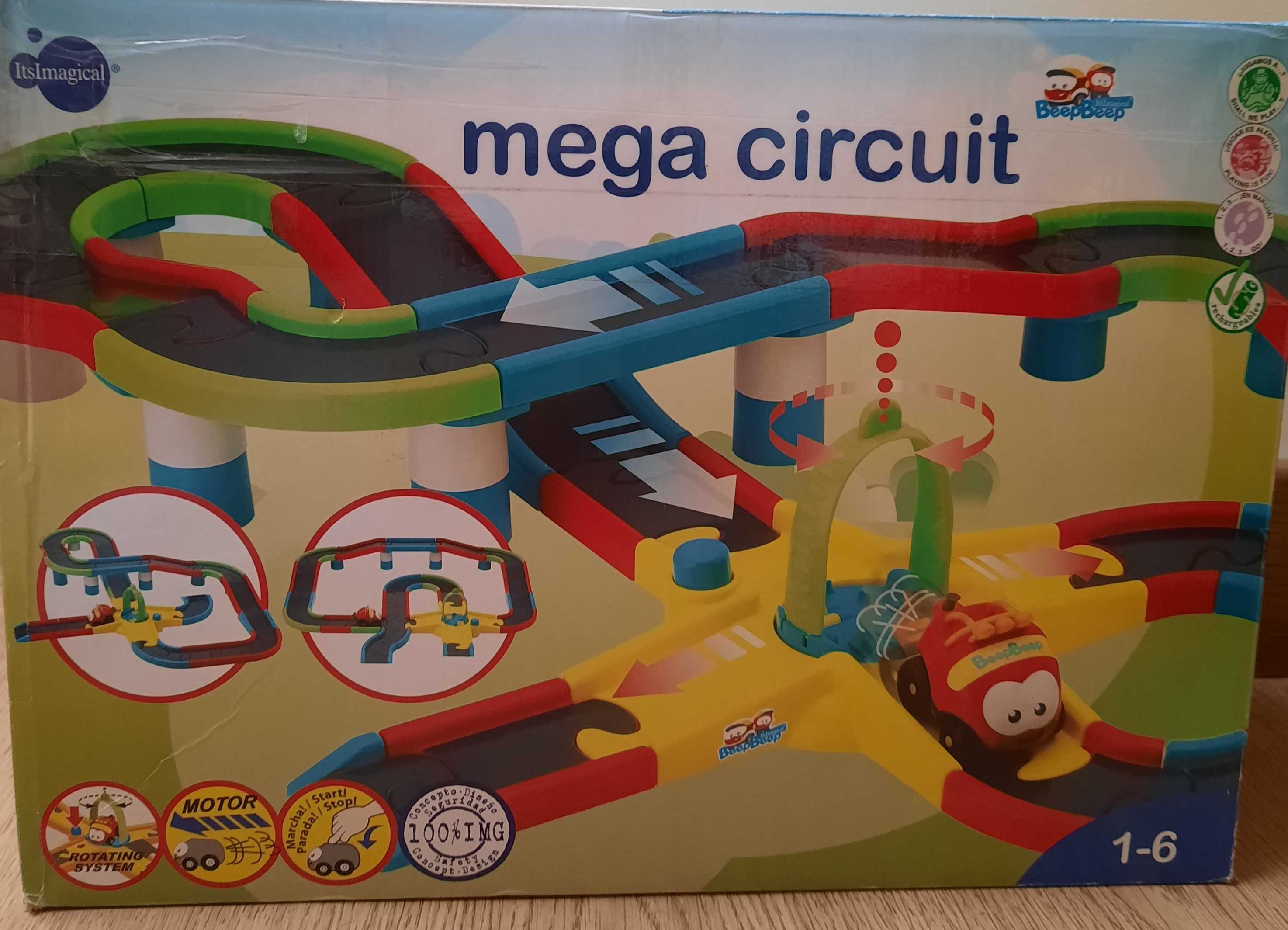 Mega Cicuito beep beep + Zig zag circuit Imaginário