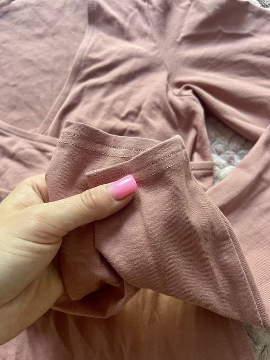 Темно-рожевий боді Yula Mama для вагітних та годуючих мам S