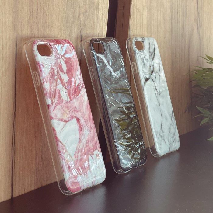 Wozinsky Marble Żelowe Etui Pokrowiec Marmur Iphone 13 Pro Max Czarny