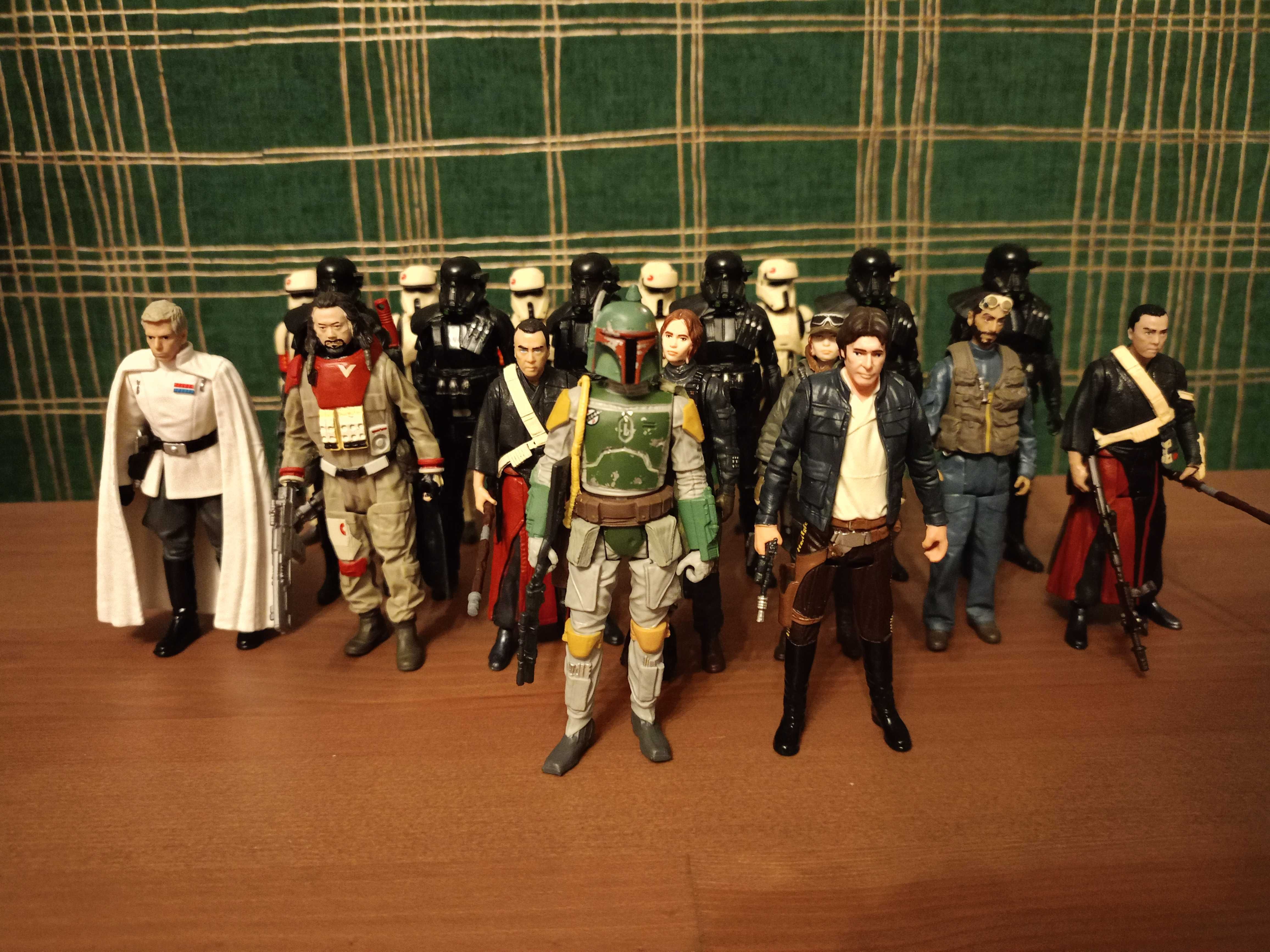 Hasbro Star Wars figurki 10cm Boba Fett Han Solo Death Trooper