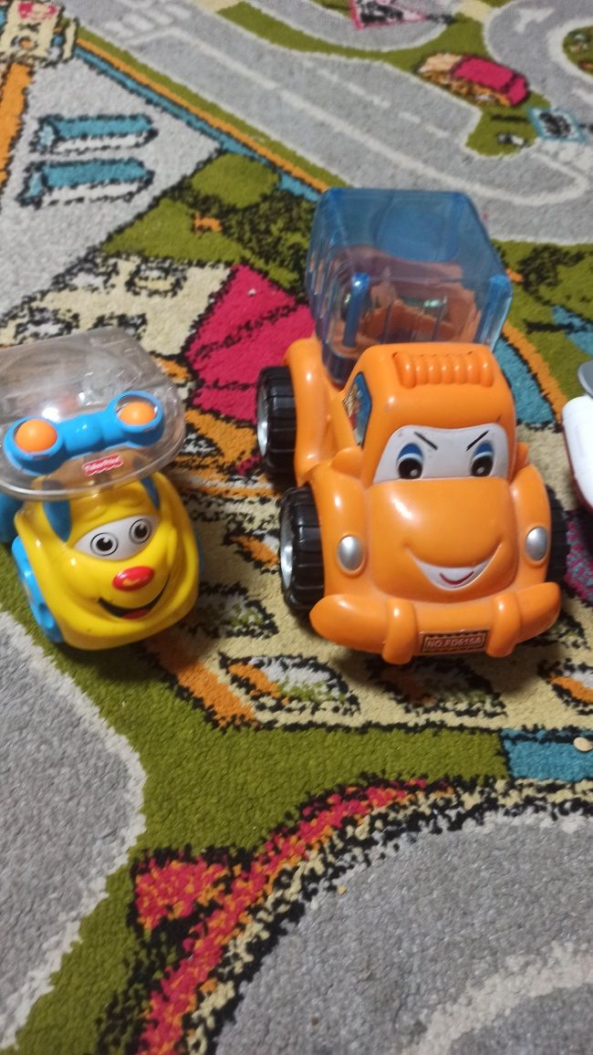 Машинки, вертолет, машина Fisher Price, машинка тарахтелка, трактор