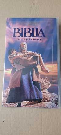 Dwie kasety VHS "Biblia początki świata "