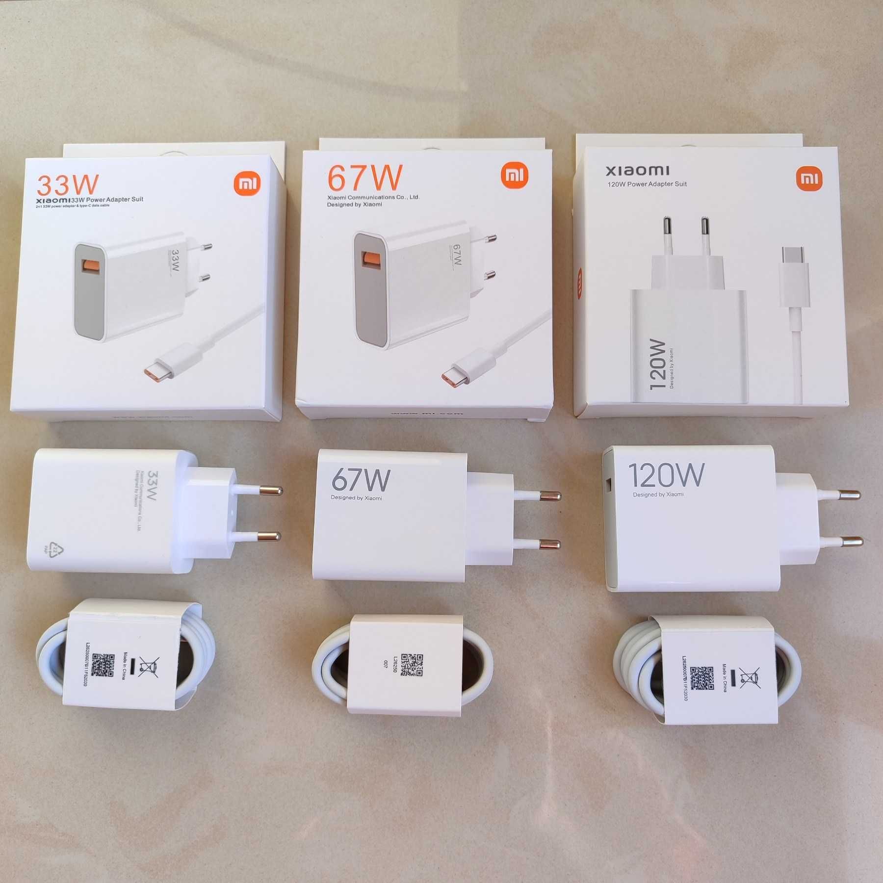 Зарядка турбо Xiaomi 120W + кабель MDY-14-EE Оригінал! Ксіомі 33W, 67W