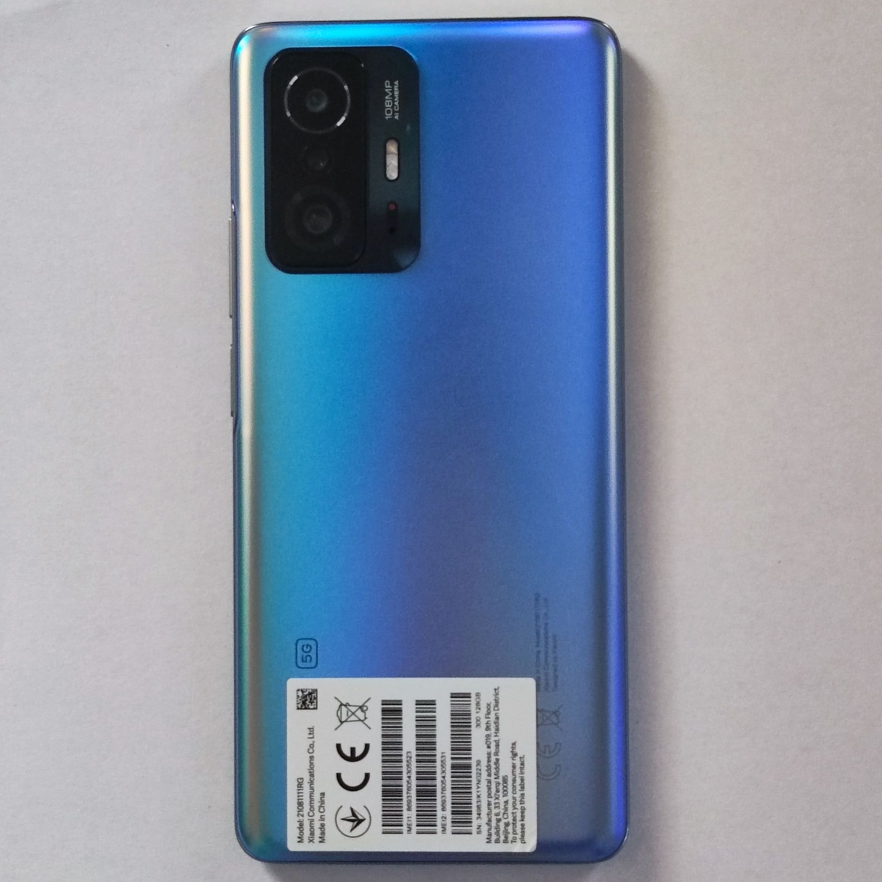 Смартфон Xiaomi 11T 8/128GB Celestial Blue (Global)