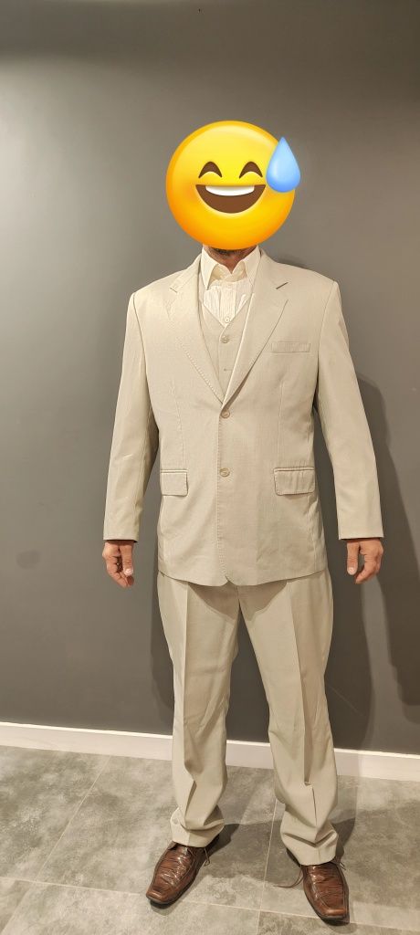Garnitur męski jasny