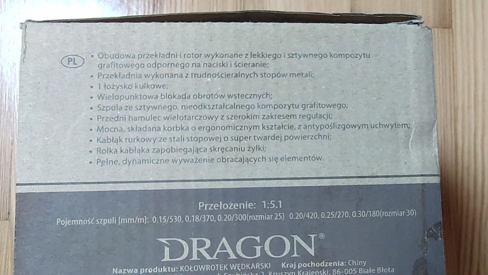 Kołowrotek Dragon Quatro FD125