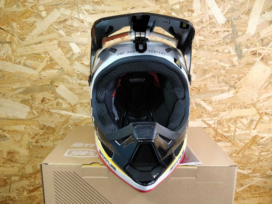 Велошлем велофул 100% Status фулфейс шолом 100 Percent Новий