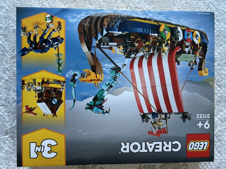 Lego 31132 Creator - Barco Viking (3 em 1)