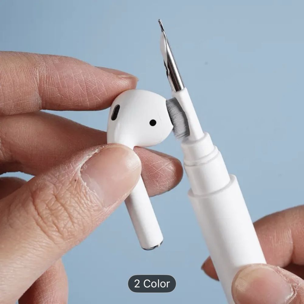 Earbuds Cleaning Pen, 3in 1 Multifunction Cleaner Kit with Soft Brush