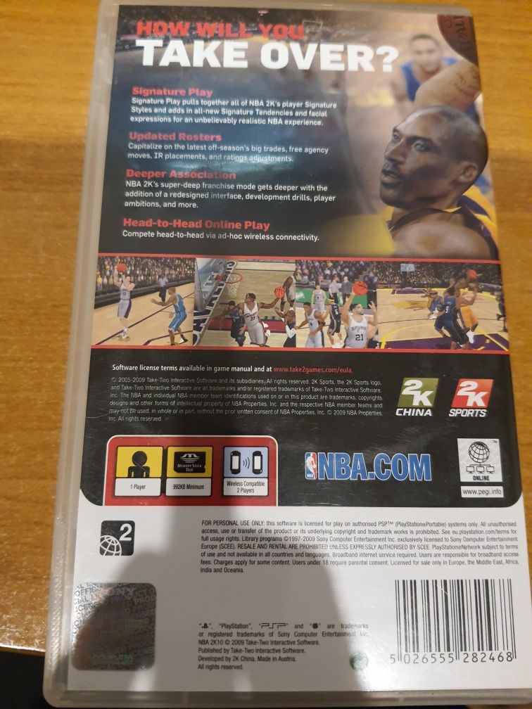 NBA 2K10 NA PSP od  sklep Fly Katowice