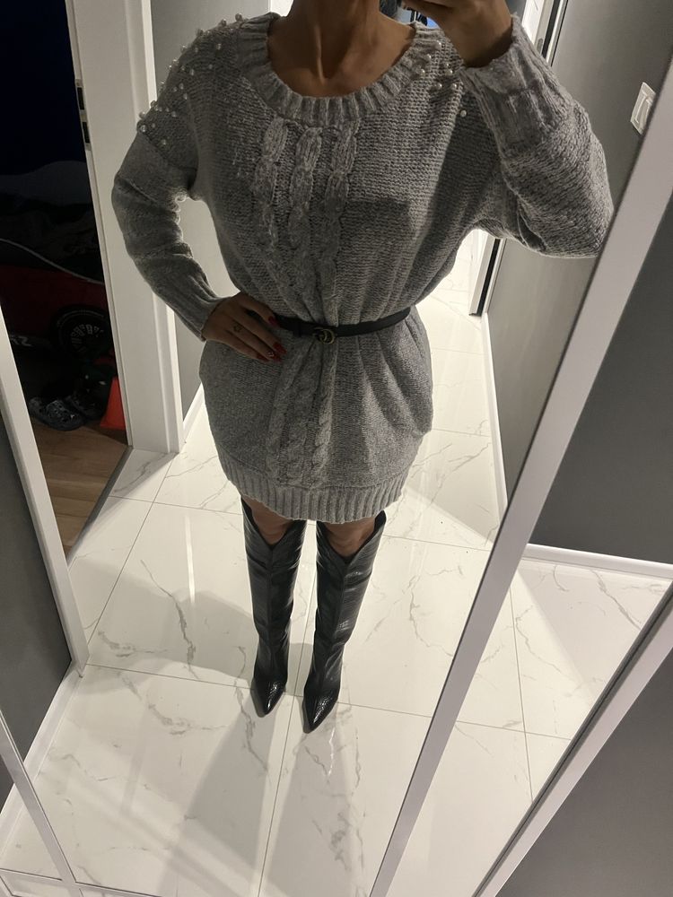 Sweter długi Shoping Center 9 uniwersalny