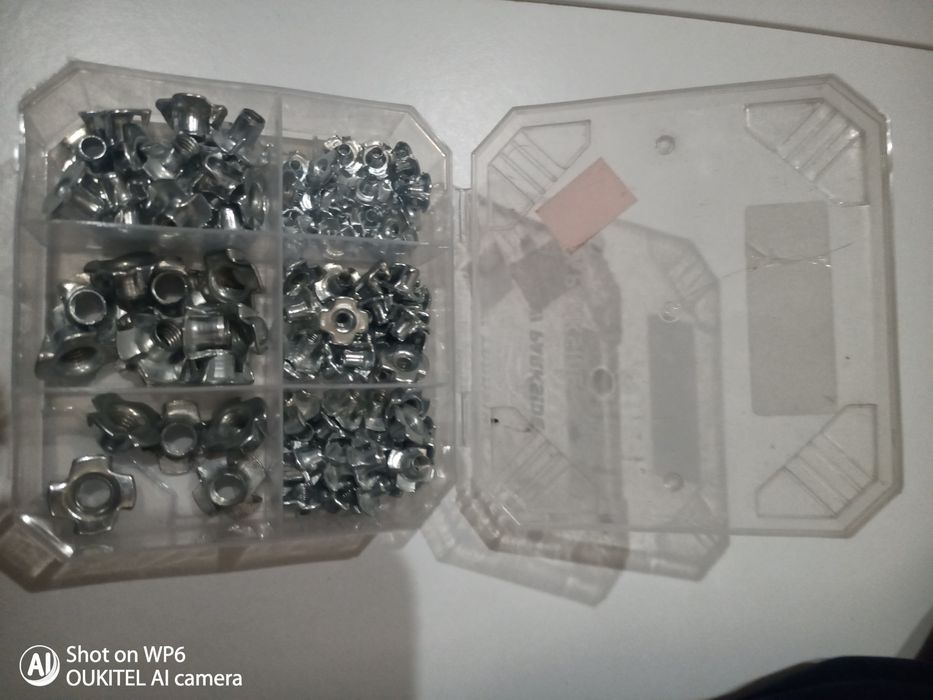 Набір меблевих т-подібних гайок крабів, Din 1624. "Parkside". 90шт.