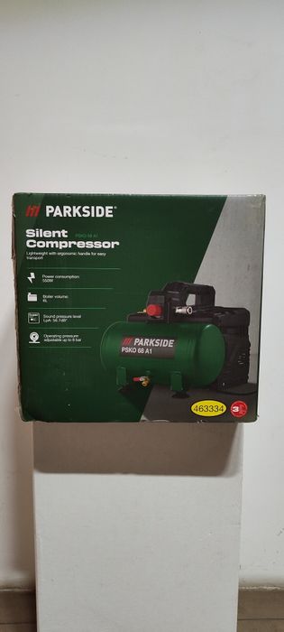 Cichy kompresor Parkside PSKO 68 A1