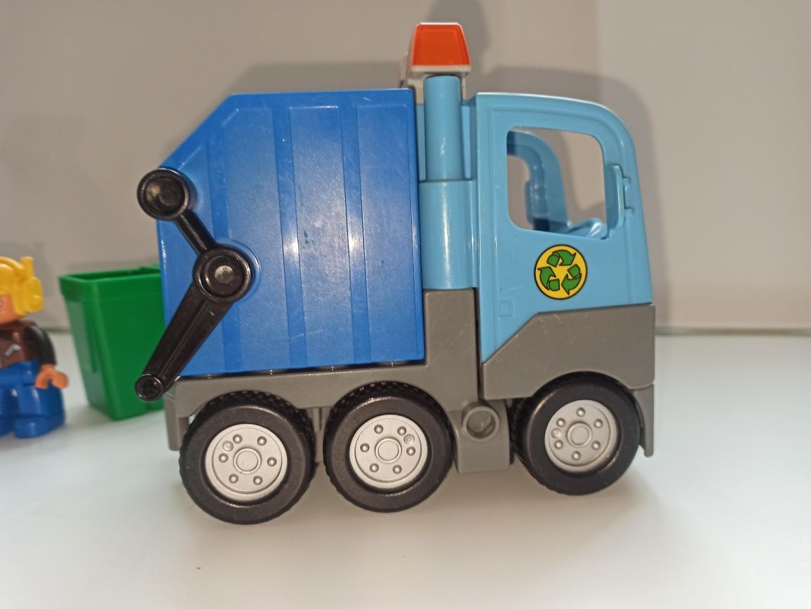 Klocki niebieska śmieciarka Lego Duplo