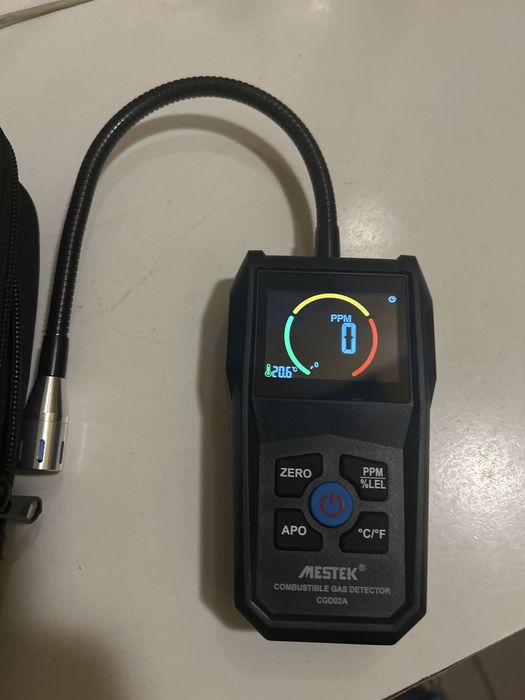 Detektor gazu mestek