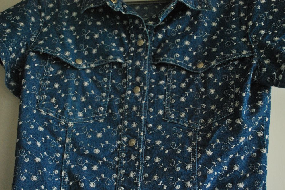 Camisa Homem de Ganga Marca On Jeans (Design By Onara) Tamanho M - 38