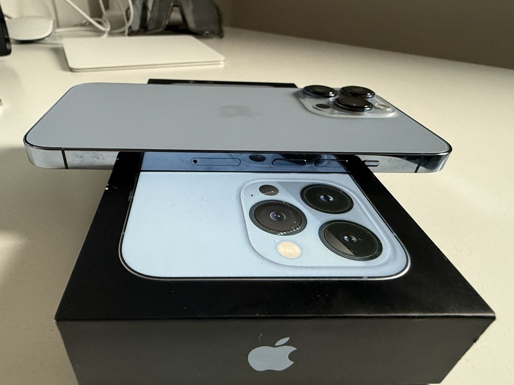 iPhone 13 Pro 128gb Sierra Blue Idealny Bateria 100%