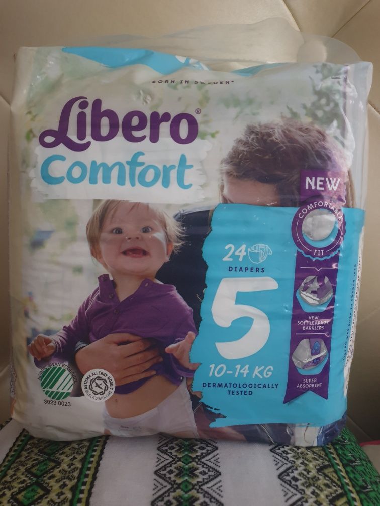 Памперсы libero comfort 5, 24 шт