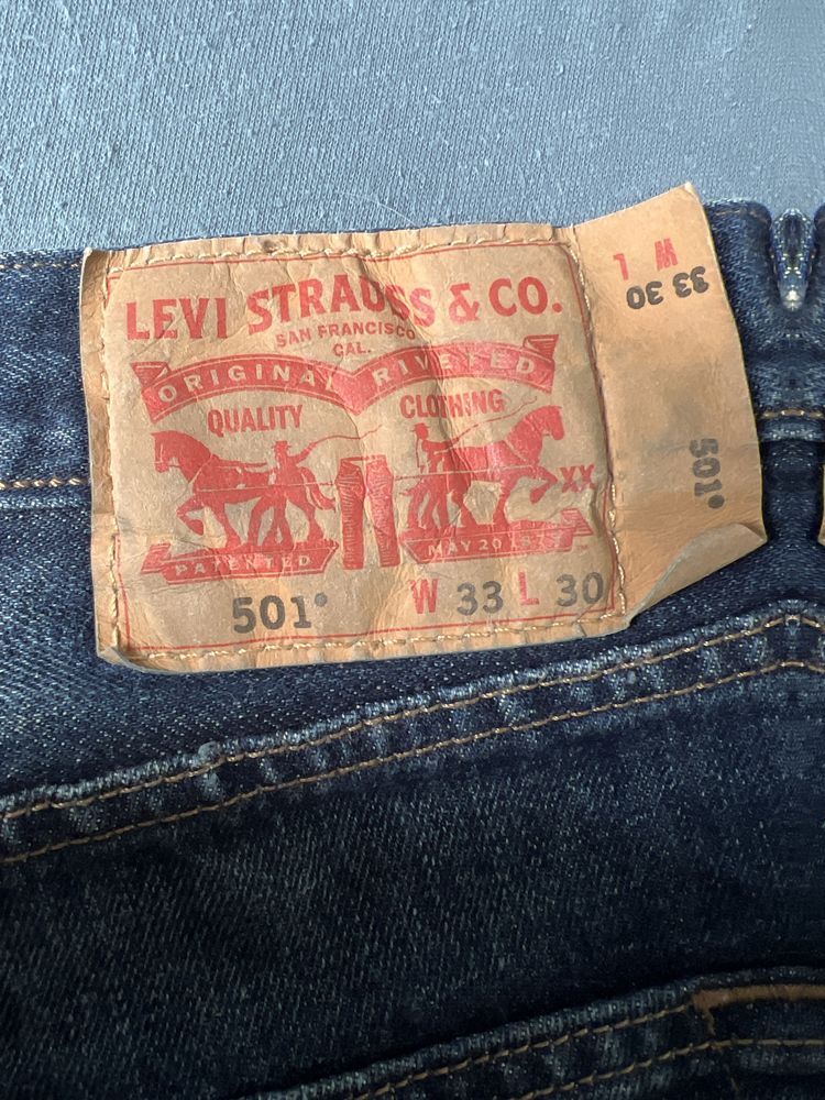 Spodnie Levis 501 W33 L30