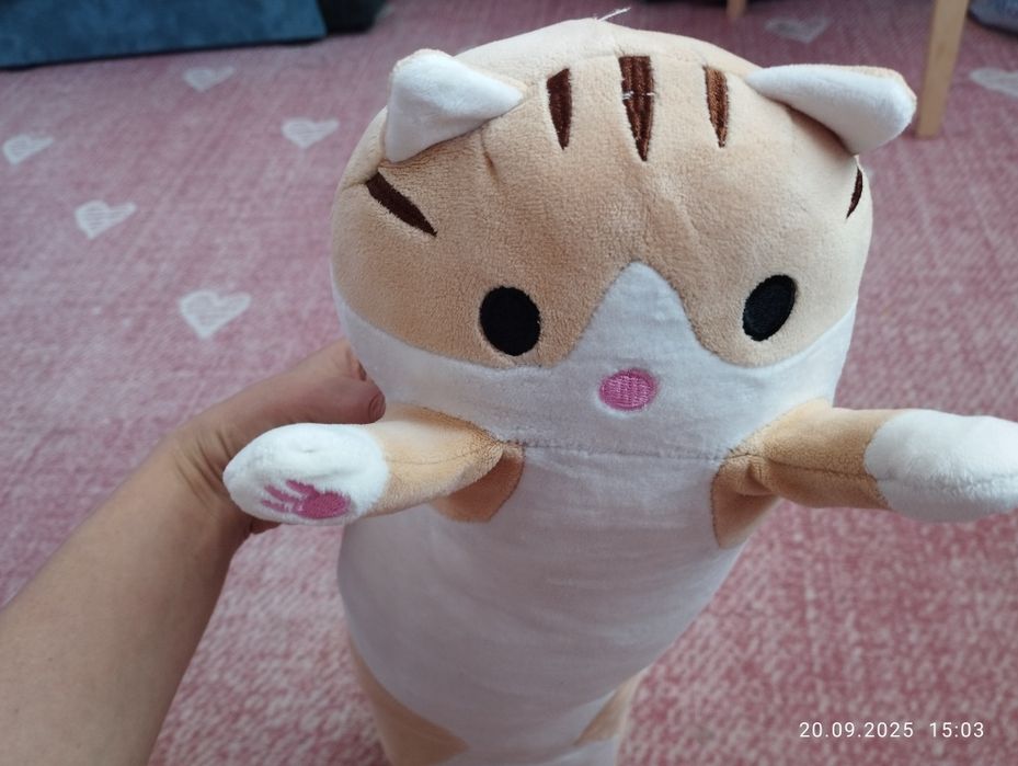 Kot długi pluszak 60cm