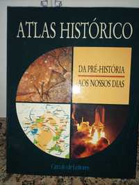 Livro Atlas Histórico  da pré história  aos nossos dias
