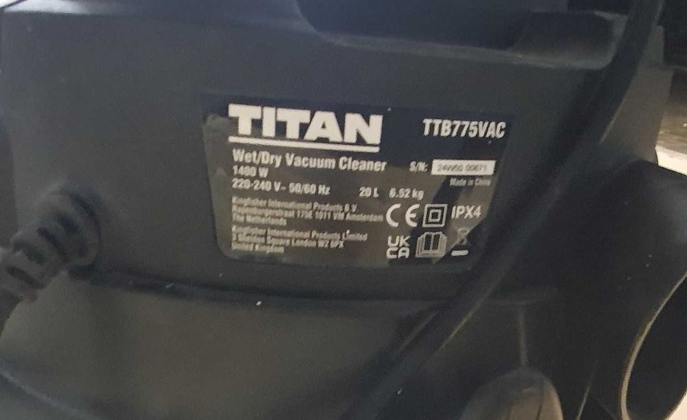 Odkurzacz warsztatowy jak nowy TITAN 20L