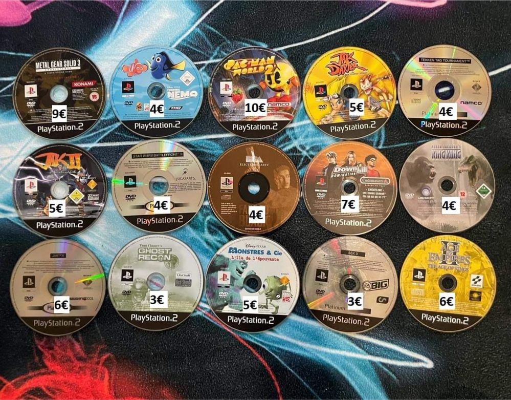 Lote de jogos Playstation 2